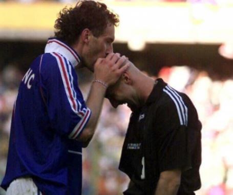 Anne Blanc husband Laurent Blanc planted a kiss on the forehead of the goalkeeper Fabien Barthez before the World Cup in France in 1998 which later became ritual.